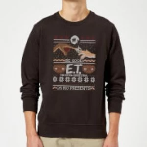 E.T. the Extra-Terrestrial Be Good or No Presents Sweatshirt - Black - M