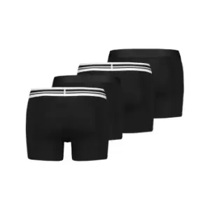 Puma 4 Pack Logo Boxers Mens - Black