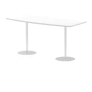 Italia Poseur Table High Gloss 2400 Top 1145 High White