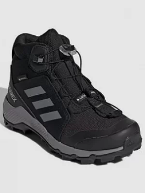 Adidas Kids Unisex Terrex Mid GTX K, Black/Grey, Size 5