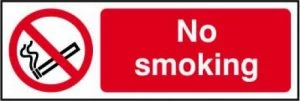 No Smoking Sign, Rigid 1mm PVC Board