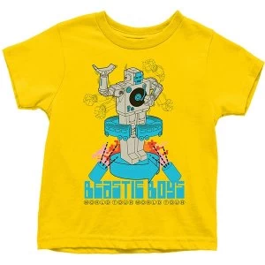 The Beastie Boys - Robot Kids 13 - 14 Years T-Shirt - Yellow