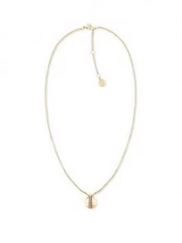 Tommy Hilfiger Gold Plated Orb Necklace, One Colour, Women