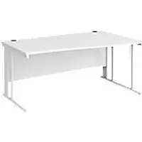 Dams International Wave Desk MCM16WRWHWH 1,600 x 725 x 800 - 990 mm