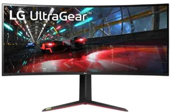 LG UltraGear 37.5" 38GN950P-B Quad HD Curved Gaming LED Monitor