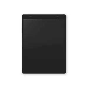 Document pouches, self adhesive, A5 portrait, pack of 10, black