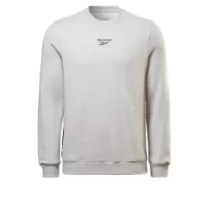 Reebok Identity Tape Crew Sweatshirt Mens - Grey