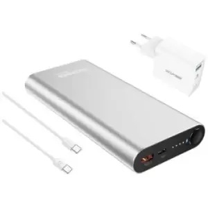 RealPower PB-20000 PD Pro Powerpack Power bank 20000 mAh Li-ion USB-C , USB 3.0 Silver