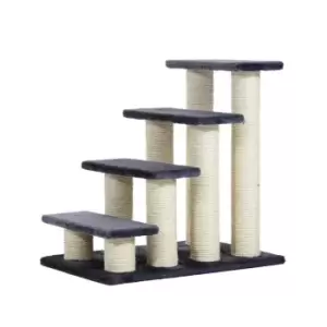 PawHut Pet Soft Climbing Stairs - Navy Blue