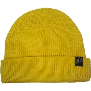 Twenty One Pilots - Double Bars Unisex Beanie Hat - Yellow