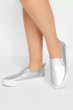 Wide Fit Slip-On Trainers