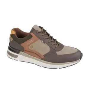 Route 21 Mens Leisure PU Shoes (11 UK) (Dark Brown)