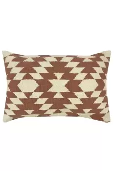 Jura Woven Geometric Cushion