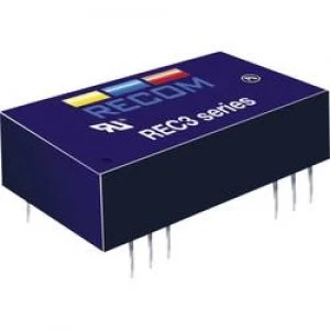 RECOM REC3 2405SRWZH2A REC3 2405SRWZH2A 3W DCDC Converter REC3 2405SRWZH2A 9 36 Vdc 5 Vdc 250 mA 3 W