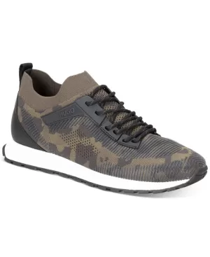 Hugo Boss Icelin Knit Runner Trainers Camo 340 Men