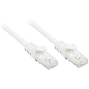 LINDY 48206 RJ45 Network cable, patch cable CAT 6 U/UTP 7.50 m White