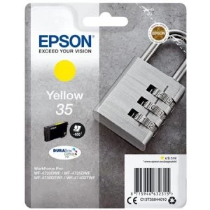 Epson Padlock 35 Yellow Ink Cartridge