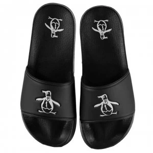 Original Penguin Pier Sliders - Black/White