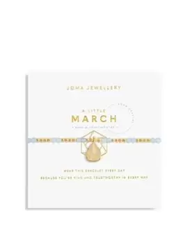 Joma Jewellery A Little March Birthstone Bracelet