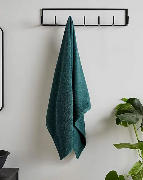 Catherine Lansfield 'Quick Dry Cotton' Towel Collection Emerald