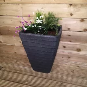 Large Ash Coloured Garden Trojan Plant Pot 52cm Tall 40cm Wide