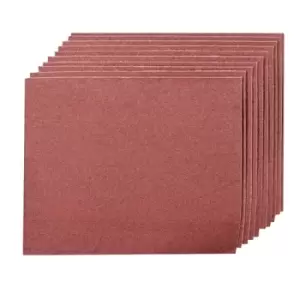 Silverline Emery Cloth Sheets 10pk - 80 Grit