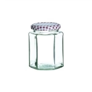 Kilner Red Hexagonal Twist Top Jar 280ml