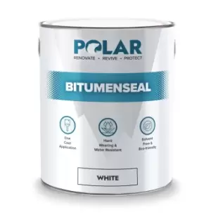 Polar Premium Bitumen Seal White Paint 5kg