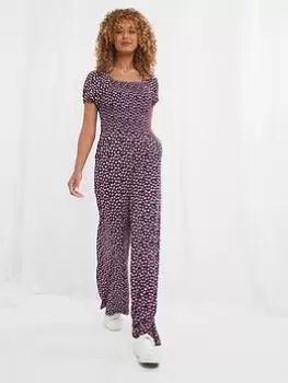 Joe Browns Daydreamer Ditsy Jumpsuit -multi, Multi, Size 8, Women