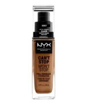 NYX Professional Makeup Can't Stop Won't Stop 24 Hour Foundation Honey