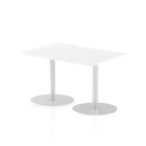 Italia Poseur Table Rectangle 1200/800 Top 725 High White