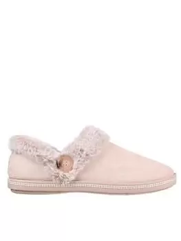 Skechers Sketchers Cozy Campfire Classic Slippers - Blush, Pink, Size 7, Women