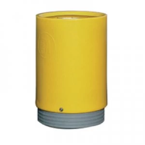 Slingsby Outdoor Open Top Bin 75 Litre Yellow 321779