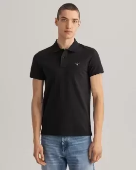 GANT Men Original Slim Fit Pique Polo Shirt (M) Black