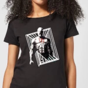 Marvel Knights Daredevil Cage Womens T-Shirt - Black