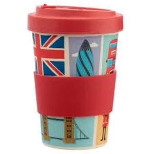 London Reusable Screw Top Bamboo Composite Travel Mug