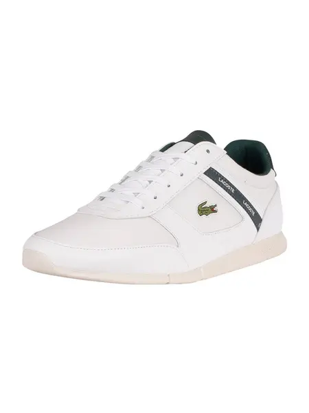 Lacoste Menerva Sport 0121 1 CMA Trainers White/Dark Green 6 UK