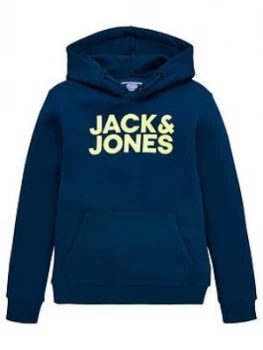 Jack & Jones Junior Boys Hoodie - Sailor Blue, Sailor Blue, Size 12 Years