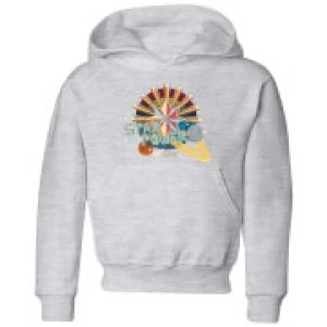 Captain Marvel Star Power Kids Hoodie - Grey - 11-12 Years