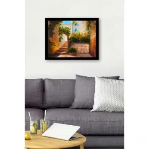 SC0612 Multicolor Decorative Framed MDF Painting