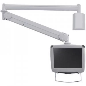 NewStar FPMA-HAW100 1x Monitor wall mount 25,4cm (10) - 61,0cm (24) Height-adjustable, Tiltable, Swivelling