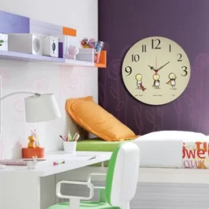 MSCO-10 Multicolor Child Cape Decorative MDF Clock