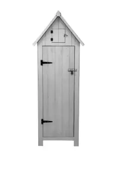 Wooden Garden Shed - Grey