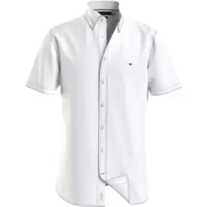 Tommy Hilfiger Short Sleeve Poplin Shirt - White