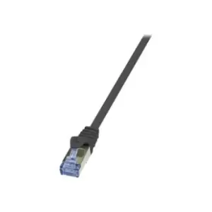 LogiLink PrimeLine Patch Cable CAT 7 SFTP, PiMF - 2m - Black