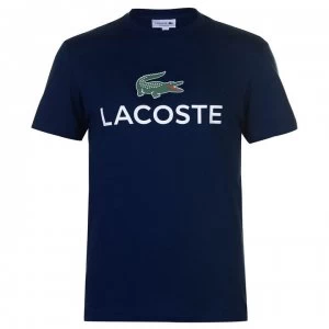 Lacoste Logo Tee - Navy