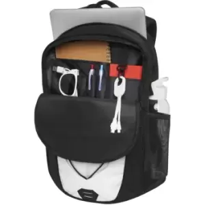 Bullet Trails Backpack (One Size) (White/Solid Black)