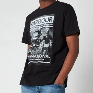 Barbour International Mens Archive Downforce T-Shirt - Black - L