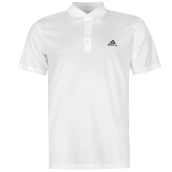 adidas Mens Fab Polo Shirt - White