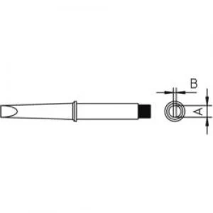 Soldering tip Chisel shaped straight Weller Professional 4CT5C7 1